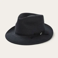 Best Stetson Stratoliner Hemp Fedora Black