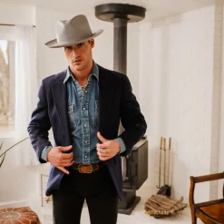 Sale Stetson Stratoliner Milan Fedora Cognac