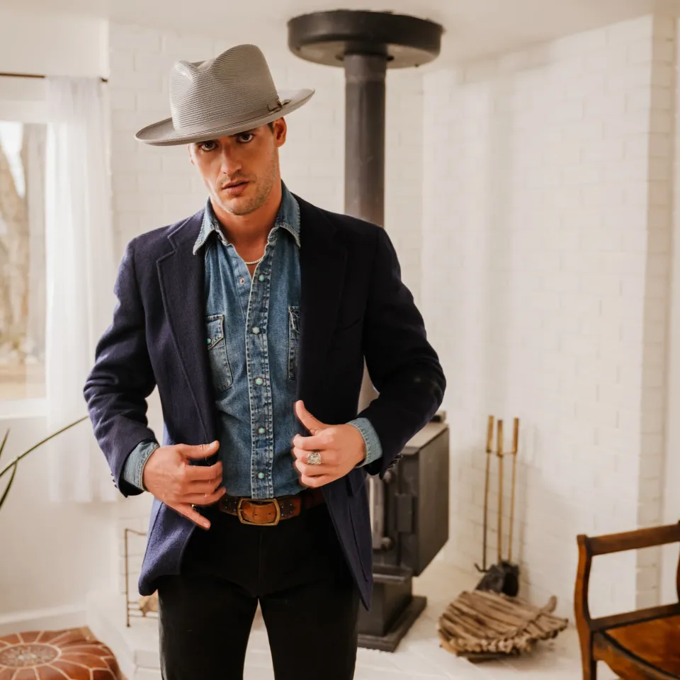 Sale Stetson Stratoliner Milan Fedora Cognac