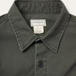 Online Stetson Stretch Canvas Jac-Shirt Green