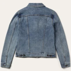 Online Stetson Stretch Denim Jacket Blue