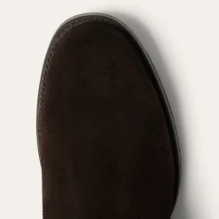 Sale Stetson Suede Beat Chelsea Boot Dark Brown
