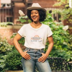 Outlet Stetson Sunrise Graphic Tee White