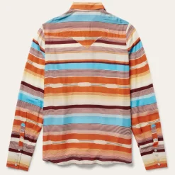 Online Stetson Sunset Serape Print Western Shirt Multi