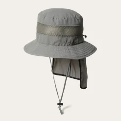 Best Stetson Switchback 'No Fly Zone' Mesh Bucket Hat Willow