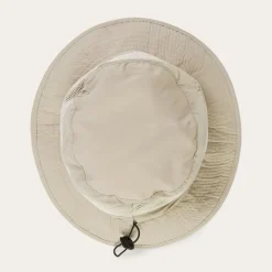 Discount Stetson Switchback 'No Fly Zone' Mesh Bucket Hat Khaki
