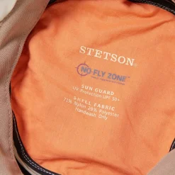 Hot Stetson Switchback 'No Fly Zone' Mesh Bucket Hat Khaki
