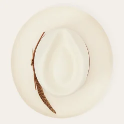 Stetson Tallahassee Shantung Straw Fedora Natural
