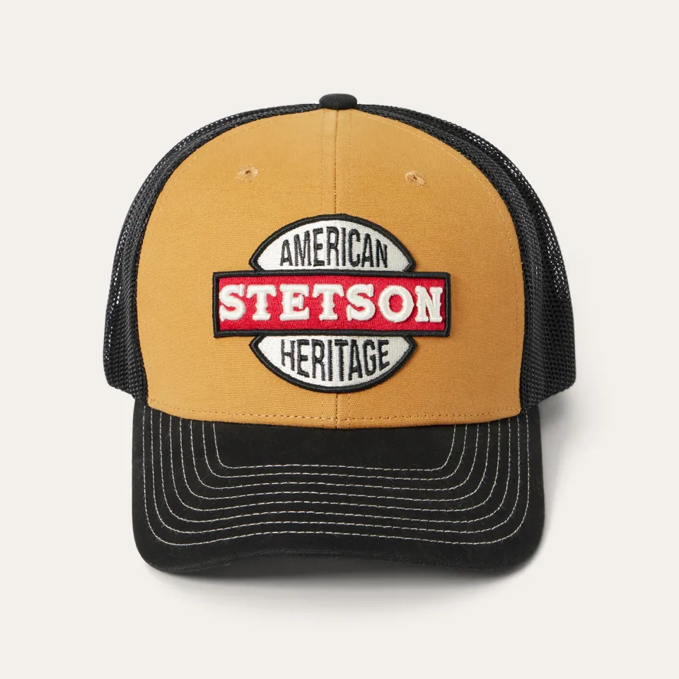 New Stetson Americana Trucker Cap Tan