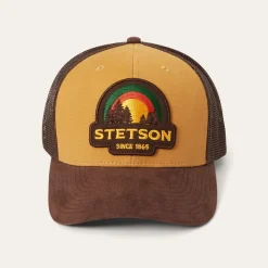 Hot Stetson Sunset Trucker Cap Tan