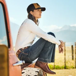 Hot Stetson Sunset Trucker Cap Tan