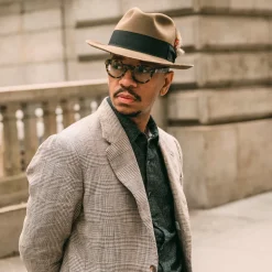 Clearance Stetson Temple Fedora Tawny