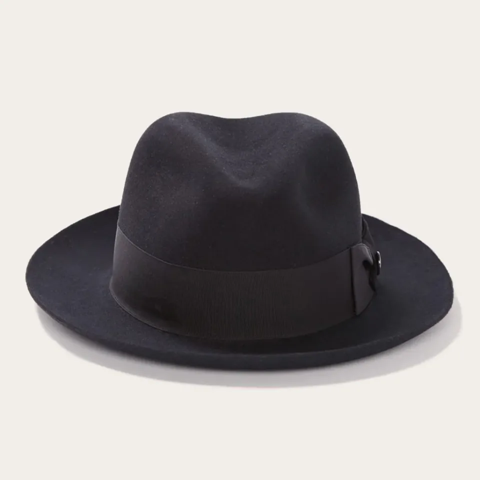 New Stetson Temple Fedora Black