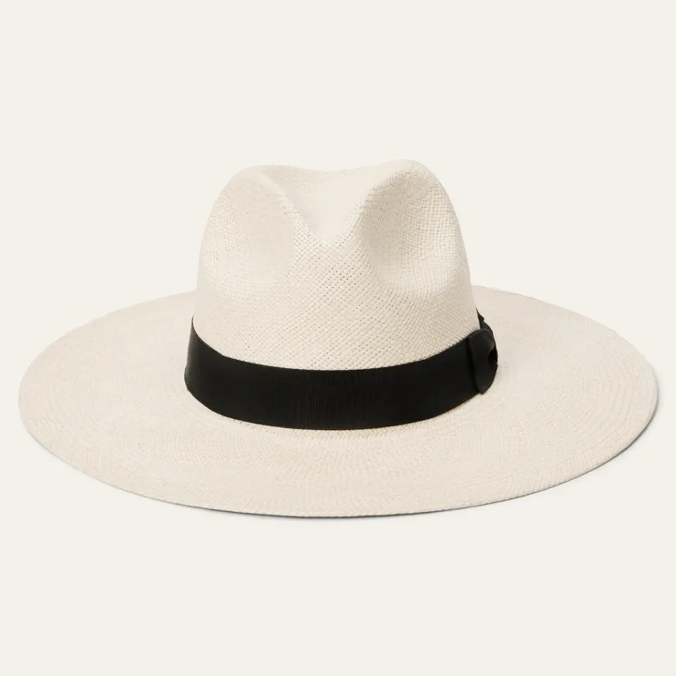 New Stetson The Naturalist Straw Hat Natural - Black Band