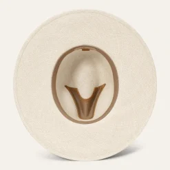 New Stetson The Naturalist Straw Hat Natural - Black Band