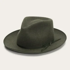 Outlet Stetson The Ultralight Stratoliner Fedora Olive Mix
