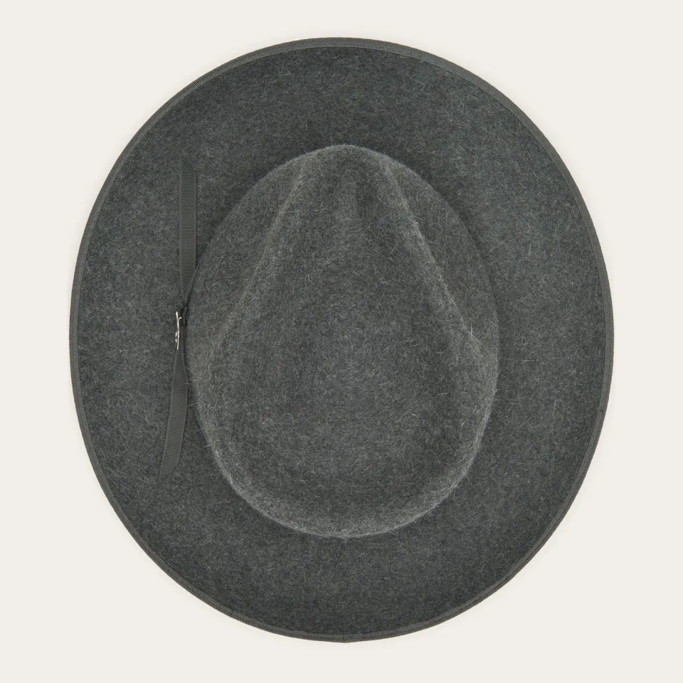 New Stetson The Ultralight Stratoliner Fedora Grey Mix