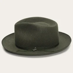 New Stetson The Ultralight Stratoliner Fedora Olive Mix
