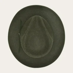 New Stetson The Ultralight Stratoliner Fedora Olive Mix