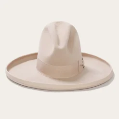 Best Stetson Tom Mix 6X Cowboy Hat Silverbelly