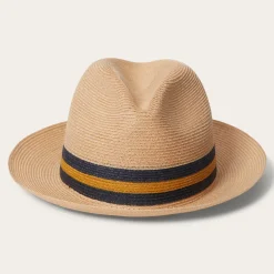 Online Stetson Triad Straw Fedora Mustard