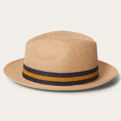 Online Stetson Triad Straw Fedora Mustard