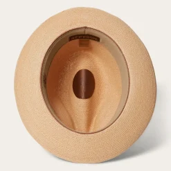 Online Stetson Triad Straw Fedora Mustard