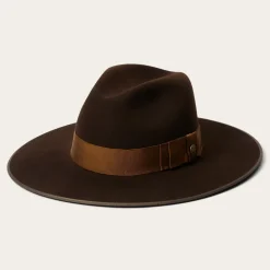 Clearance Stetson Tri-City Fedora Chocolate