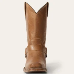 New Stetson Vintage Harness Boots Tan