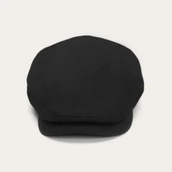 Sale Stetson Virgin Wool Cashmere Driver Cap Black