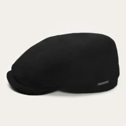 Sale Stetson Virgin Wool  Cashmere Driver Cap Black