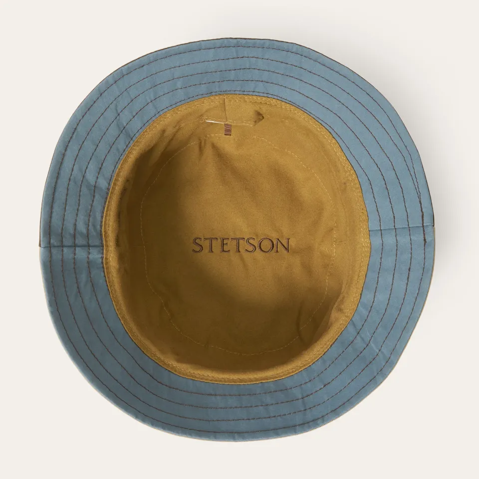 Outlet Stetson Waxed Cotton Bucket Hat Multi
