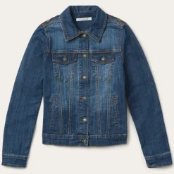 Outlet Stetson Western Denim Jacket Blue