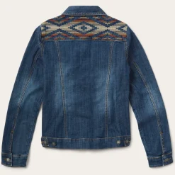 Outlet Stetson Western Denim Jacket Blue
