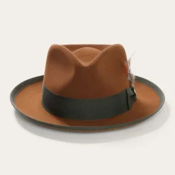 Sale Stetson Whippet Fedora Cognac