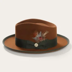 Outlet Stetson Whippet Fedora Cognac