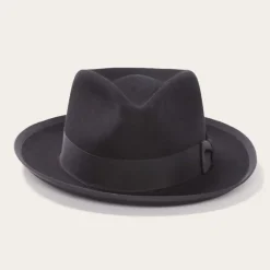 New Stetson Whippet Fedora Black