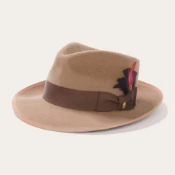 Hot Stetson Whippet Wool Fedora Camel