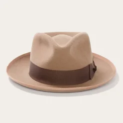 New Stetson Whippet Wool Fedora Camel