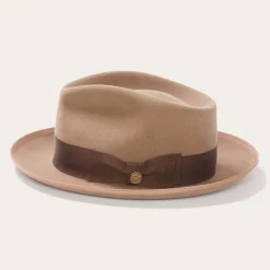 New Stetson Whippet Wool Fedora Camel