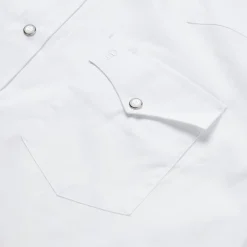 Stetson Pinpoint Oxford Western Shirt White