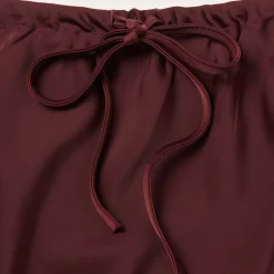 Clearance Stetson Wine Satin Skirt Red