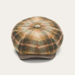 Best Stetson Wool Check Hatteras Blue/Grey Check