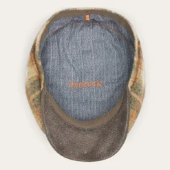Best Stetson Wool Check Hatteras Blue/Grey Check